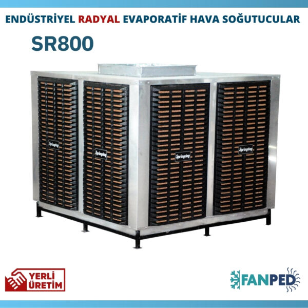 SPRINGDAY SR 800 Radyal Endüstriyel Evaporatif Hava Soğutucu