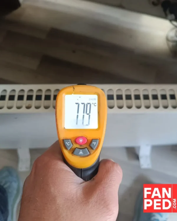 Fanped Solidfast Karbon Bazlı Isıtıcı Petek (Beyaz) - Görsel 6