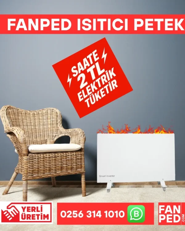 Fanped Solidfast Karbon Bazlı Isıtıcı Petek (Beyaz) - Görsel 8
